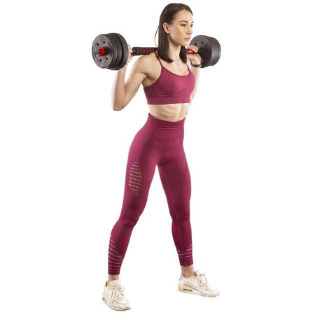 Hantle regulowane, sztanga 2w1 SGP20 HMS 20 kg